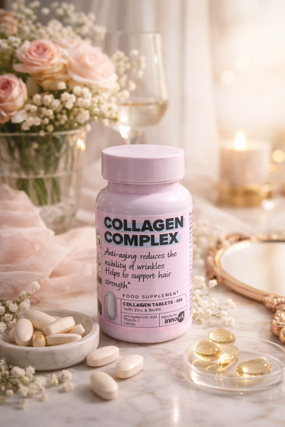Collagen Complex – Colágeno Premium para Salud, Deporte y Belleza (con Zinc & Biotina)