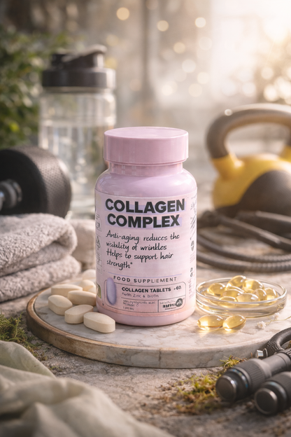 Collagen Complex – Colágeno Premium para Salud, Deporte y Belleza (con Zinc & Biotina)